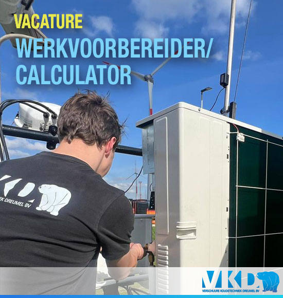 VKD Verschuure Koudetechniek Dreumel Vacature Werkvoorbereider Calculator 